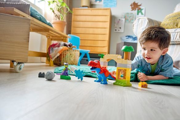 Конструктор LEGO Duplo Динозавр Spidey-Rex проти Зеленого Гобліна