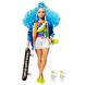 Кукла Barbie "Экстра" с голубым кудрявыми волосами, 3+, Extra, Девочка