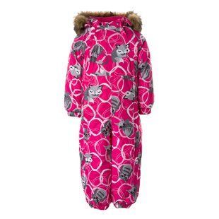 Комбінезон для малюків HUPPA KEIRA, фуксія з принтом