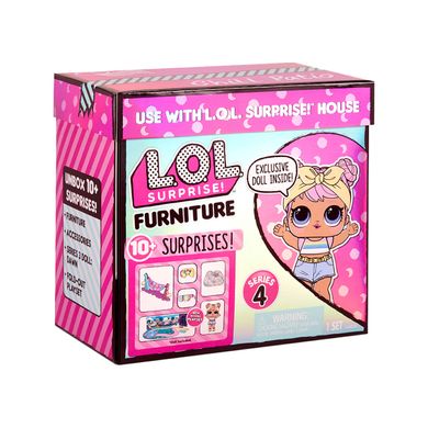 Игровой набор с куклой LOL Surprise! серии Furniture "- Леди-Релакс", 3+, Furniture, Девочка