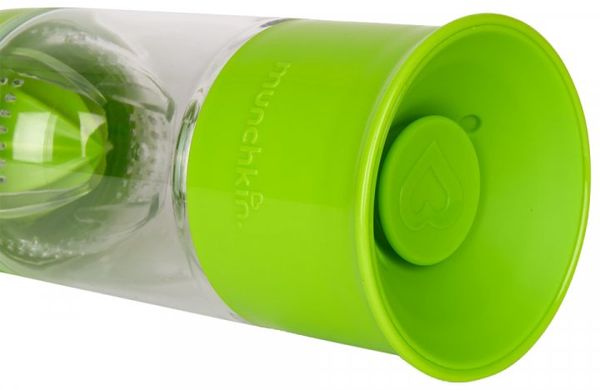 Чашка - поильник Munchkin "Miracle 360" с инфузером 414 мл (зеленый), Зелёный, 414 мл, 1,5+, Пластик
