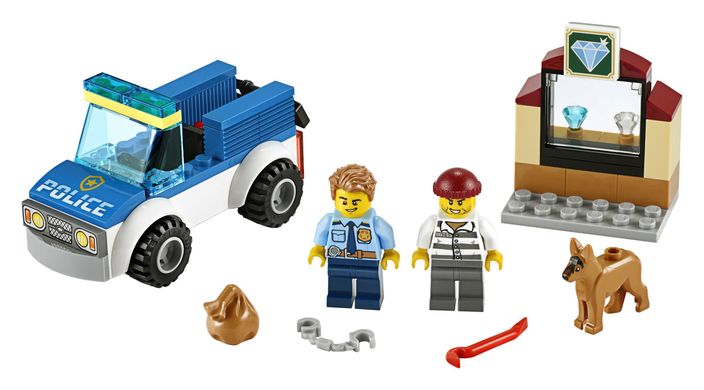 Конструктор LEGO City "Поліцейській загін із собакою"