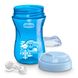 Чашка пластиковая для питья Chicco Easy Cup от 12 м+ , 266 мл, Голубой, 266 мл, 1+, Пластик