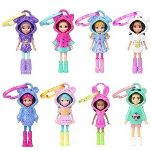Мінілялька-брелок Polly Pocket у худі (в ас.)