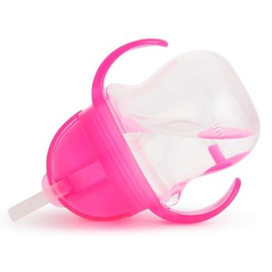 Бутылочка-непроливайка Munchkin "Tip&Sip" 207 мл (розовая), Розовый, 207 мл, от 6-ти месяцев, Пластик