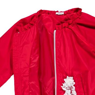 Курточка с аппликацией цветов MEK, 10 лет, Девочка