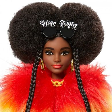 Лялька Barbie "Екстра" у веселковій накидці, 3+, Extra, Дівчинка