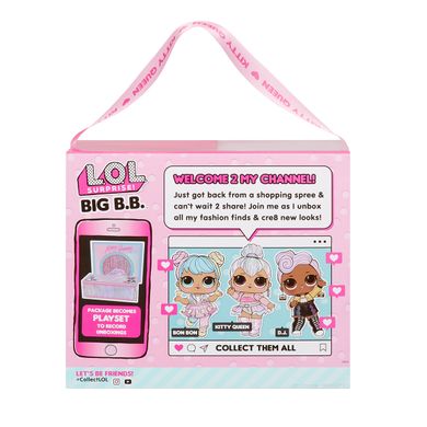 Набор из мега-популярной LOL Surprise! серии Big BBDoll "- Королева Китти", 3+, Big B.B.Doll, Девочка