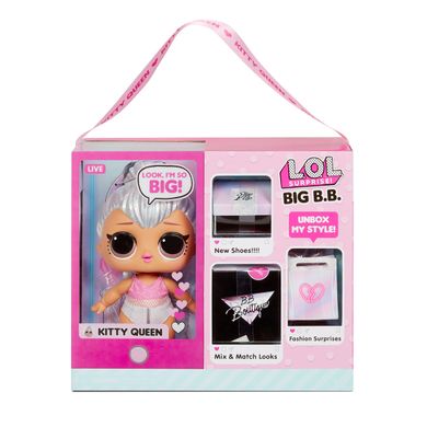 Набір з мега-лялькою L.O.L. Surprise! серії Big B.B.Doll" - Королева Кітті", 3+, Big B.B.Doll, Дівчинка