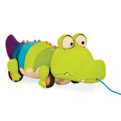 Іграшка-каталка Battat Крокодил Клац-клаус (BX1674Z), 1,5+, Унісекс
