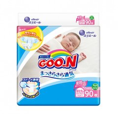 Подгузки для немовлят Goo.N (до 5 кг) унісекс 90 шт, SS ( до 5 кг)