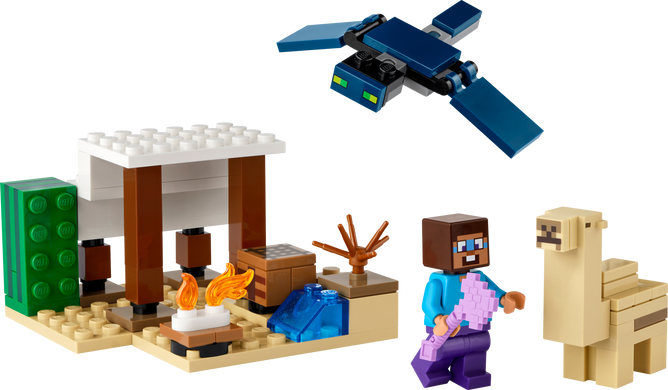 Конструктор LEGO Minecraft Експедиція Стіва в пустелю