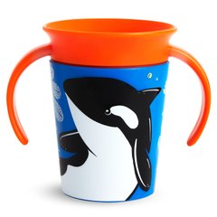 Чашка-непроливайка Munchkin Miracle 360 ° "Trainer cup" Касатка 177 мл, 177 мл, від 6-ти місяців, поліпропілен