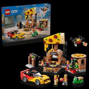 Конструктор LEGO City Доставка піци з різними транспортними засобами