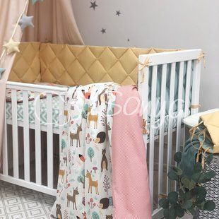 Змінний комплект постільної білизни "Baby mix" Лісні тварини 3 од., від народження, Унісекс, Бавовна