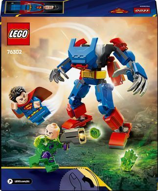 Конструктор LEGO DC Супермен-робот проти Лекса Лютора