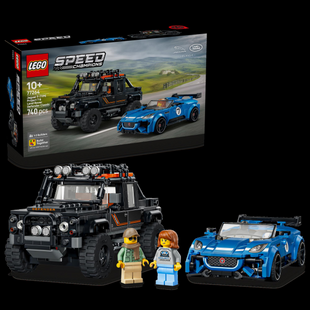 Конструктор LEGO&reg; Speed Champions Jaguar Project 7 та Land Rover Defender
