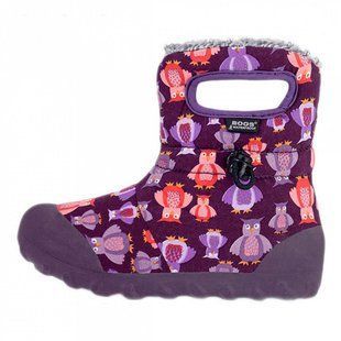 Чоботи Bogs B-Moc Owls purple
