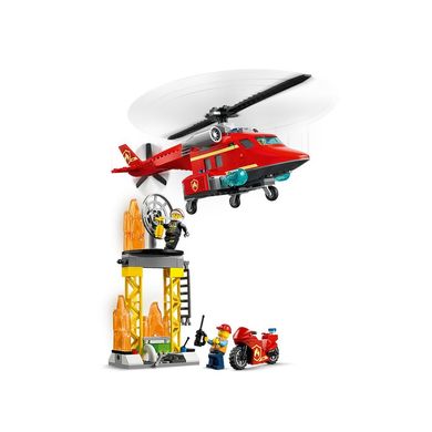 Конструктор LEGO City Пожежний рятувальний гелікоптер (60281), 5+, City, Хлопчик