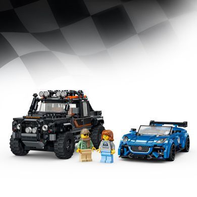 Конструктор LEGO&reg; Speed Champions Jaguar Project 7 та Land Rover Defender