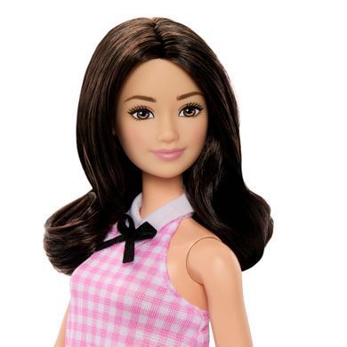 Лялька Barbie "Модниця" в ніжній сукні в клітинку