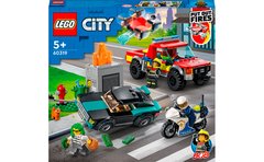 Конструктор LEGO City Пожарная спасательная служба и полицейское преследование