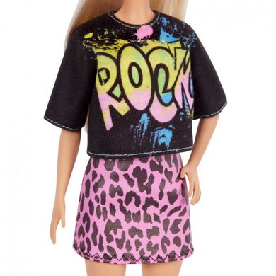 Лялька Barbie "Модниця" у стильній рок-футболці, 3+, Модниця, Дівчинка