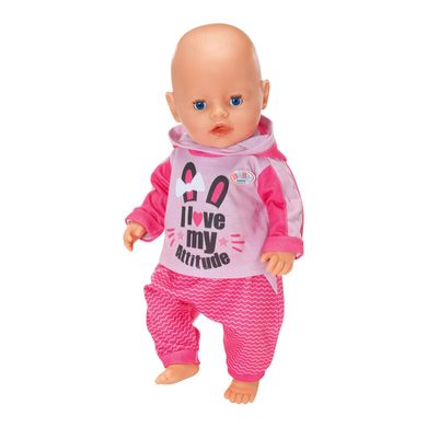 Одяг для пупса Baby born Спортивний костюм рожевий (830109-1)  , 3+, Унісекс