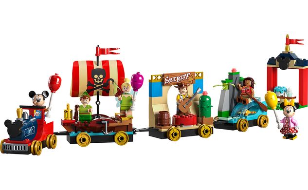 Конструктор LEGO Disney Classic Святковий діснеївський потяг