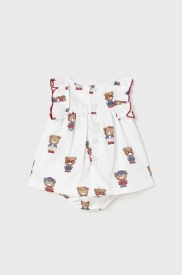 Сукня для дівчинки Mayoral, білий з ведмедиками