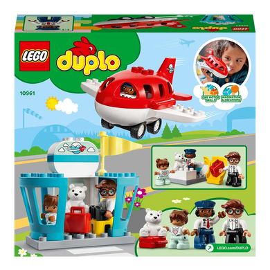 Конструктор LEGO Duplo Самолет и аэропорт (10961), 2+, DUPLO®, Унисекс