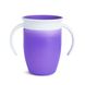 Чашка-непроливайка Munchkin "Miracle 360 °" 207 мл (фіолетоа), Фіолетовий, 207 мл, Пластик, від 6-ти місяців, Пластик