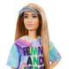Лялька Barbie "Модниця" у різнокольоровій сукні та кепці-козирку, 3+, Модниця, Дівчинка