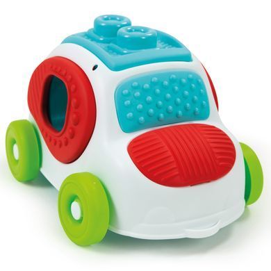 Машинка з конструктором Clementoni "Sensory Car", серія "Soft Clemmy", 8 деталей