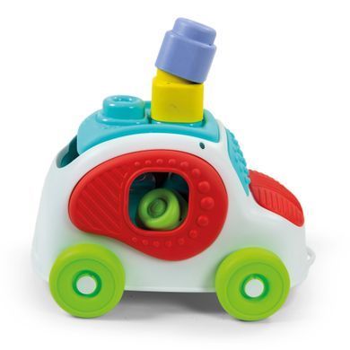 Машинка з конструктором Clementoni "Sensory Car", серія "Soft Clemmy", 8 деталей