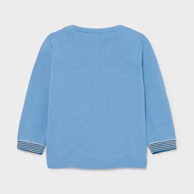 Вязаный свитер голубой Mayoral 12 месяцев