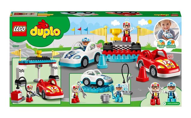 Конструктор LEGO DUPLO Гоночні автомобілі