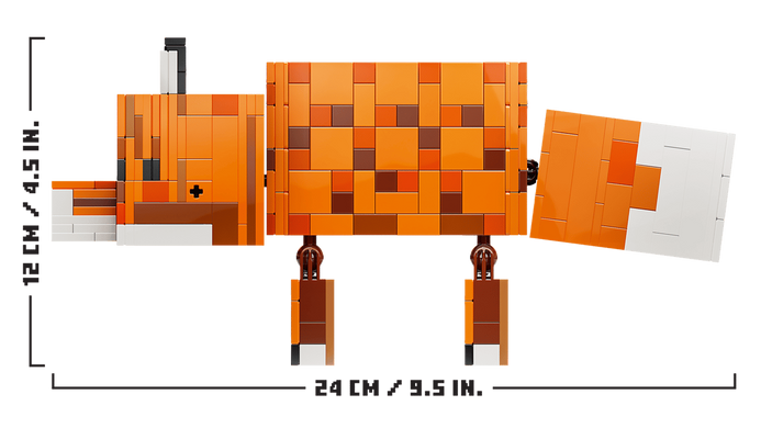 Конструктор LEGO Minecraft Лисиця