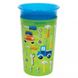 Чашка-непроливайка Munchkin "Sippy" 266 мл (зелена з блакитним), 266 мл, 1+, Пластик