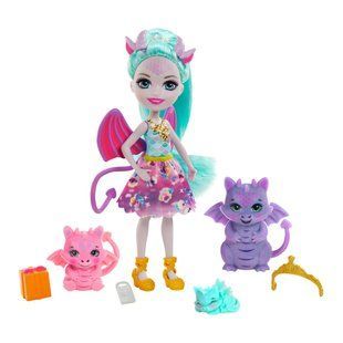 Ляльковий набір Enchantimals Royal "Родина дракониці Діани"