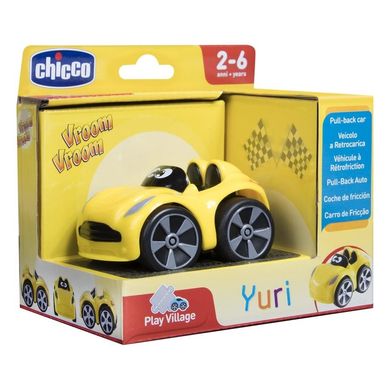 Машинка Chicco инерционная Mini Turbo Touch Yuri, 2+, Мальчик