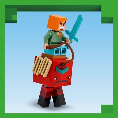 Набір LEGO Minecraft Битва з лавою в Незері