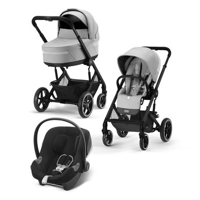 Універсальна коляска 3 в 1 Cybex Balios S  (BLK / Lava Grey)