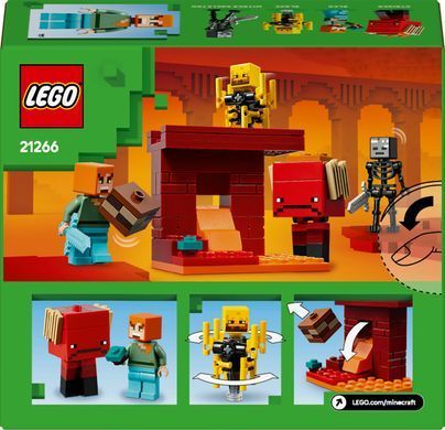 Набір LEGO Minecraft Битва з лавою в Незері