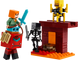 Набір LEGO Minecraft Битва з лавою в Незері