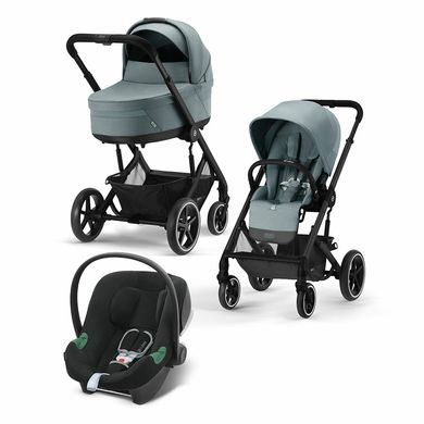 Универсальная коляска 3 в 1 Cybex Balios S (BLK / Sky Blue)