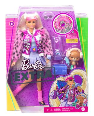 Лялька Barbie "Екстра" з двома білявими хвостиками