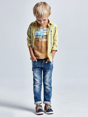 Брюки для хлопчика джинсові блакитні Mayoral, 5 років, Хлопчик, Весна/Літо/Осінь