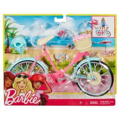 Аксесуари для ляльки Велосипед Barbie (DVX55), 3+, Дівчинка