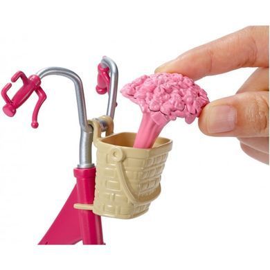 Аксесуари для ляльки Велосипед Barbie (DVX55), 3+, Дівчинка